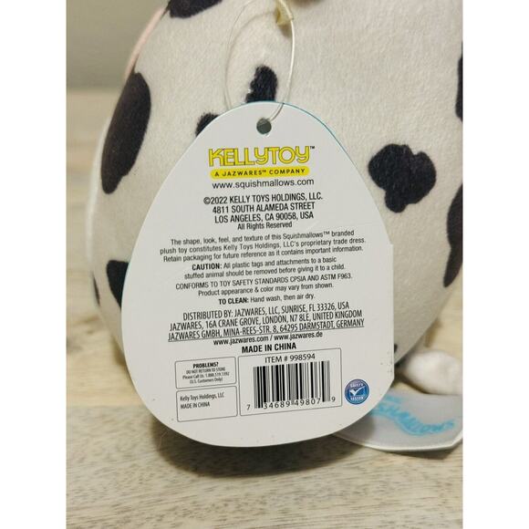 Brand New Squishmallow 5” Colin The Spotted Cow Plush Walgreens Exclusive - Picture 7 of 8